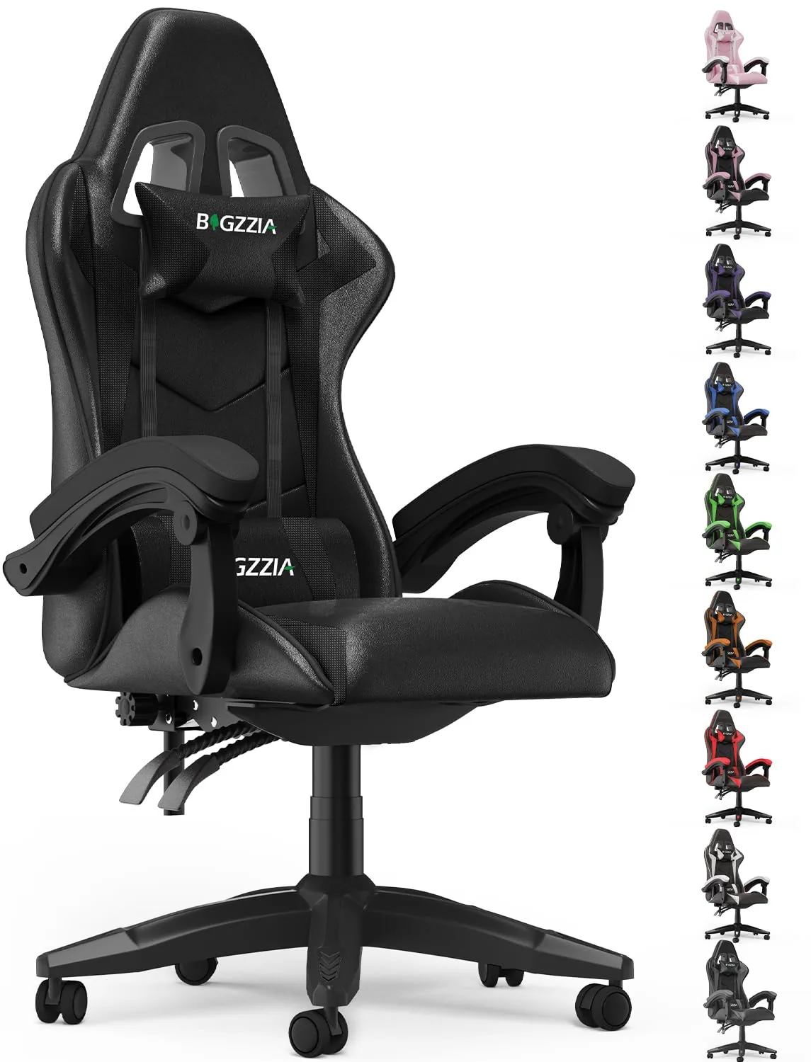 Bigzzia X21F00H, silla gaming, tapizada en Piel sintética (PU)