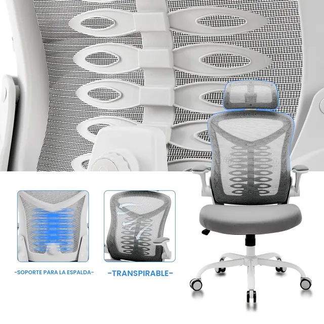 Magic Life 7720, silla ergonómica, tapizada en Tela transpirable (mesh) — imagen 4 de 7