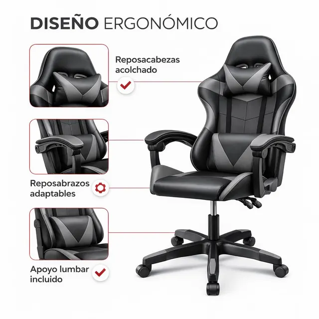 T-LOVENDO CGC11, silla gaming de T-LOVENDO.ES — imagen 5 de 7
