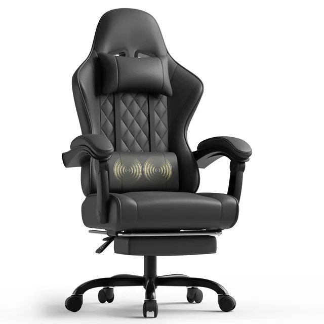 TRIUMPHKEY 0758, silla gaming, tapizada en Piel sintética (PU)