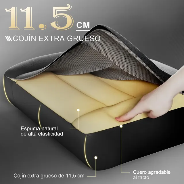 TRIUMPHKEY 0758, silla gaming, tapizada en Piel sintética (PU) — imagen 5 de 6