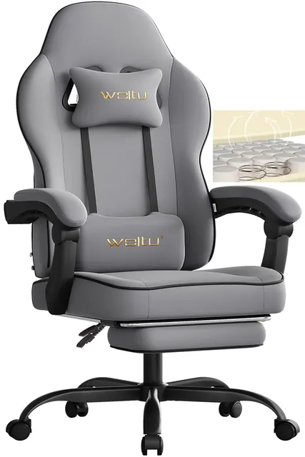 WOLTU Racing GS11, silla gaming, tapizada en Tela transpirable (mesh)