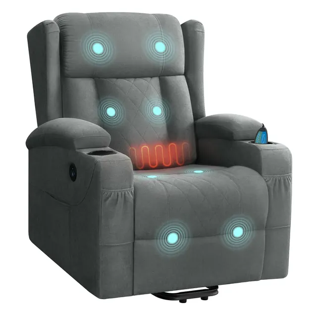 WOLTU W0ATT0627, silla reclinable o de relax, tapizada en Tejido premium