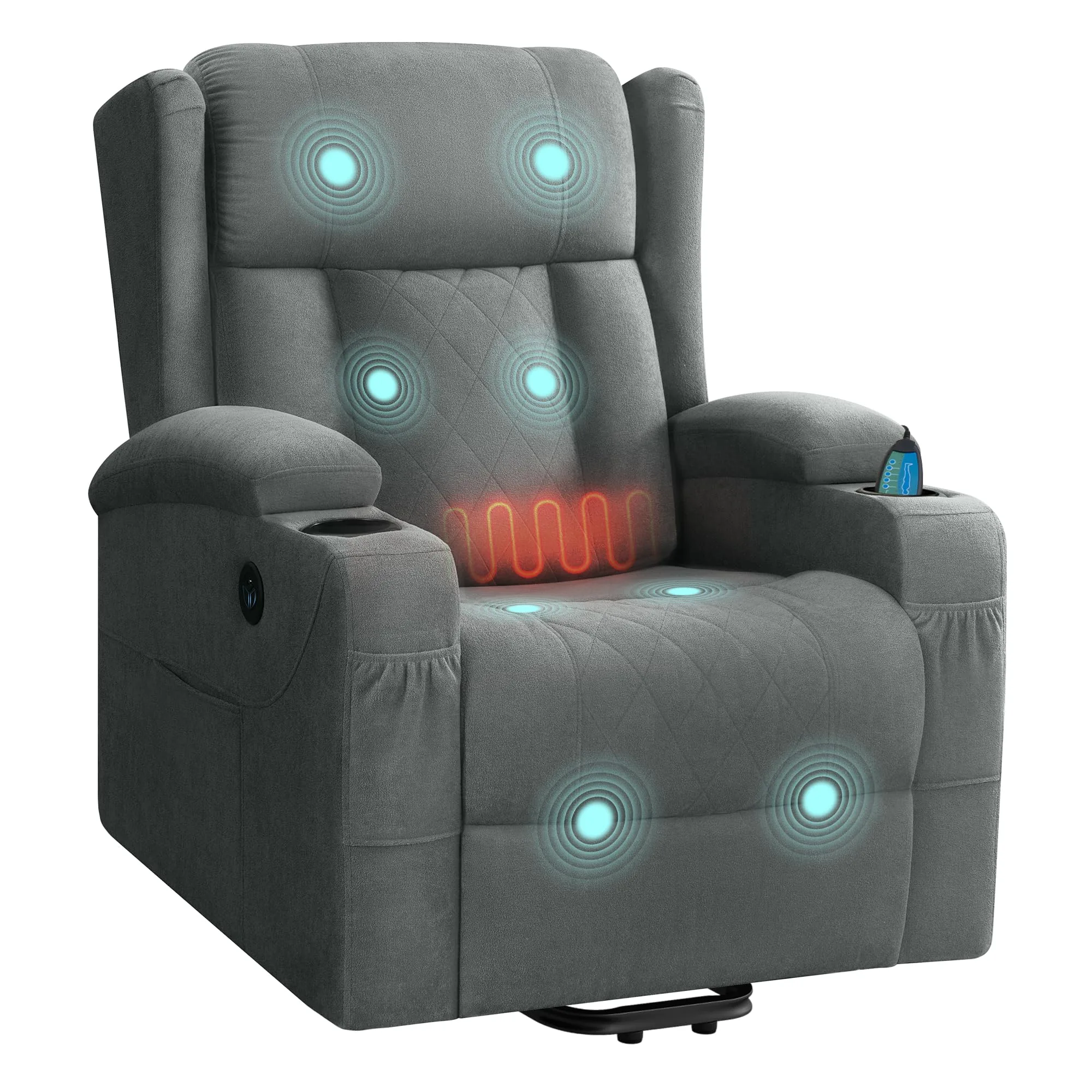 WOLTU W0ATT0627, silla reclinable o de relax, tapizada en Tejido premium