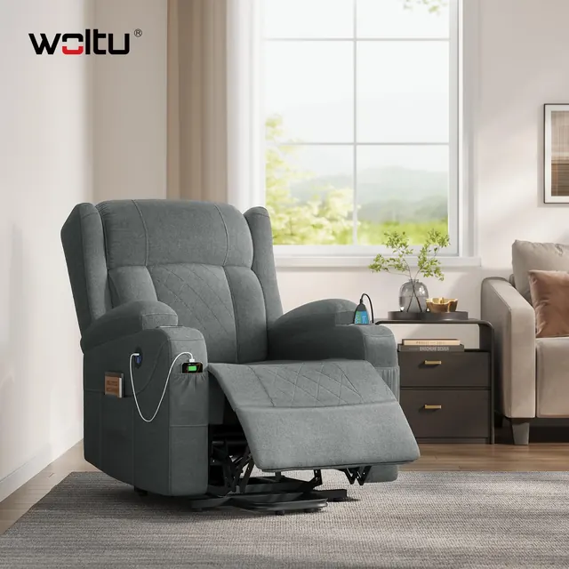 WOLTU W0ATT0627, silla reclinable o de relax, tapizada en Tejido premium — imagen 2 de 7