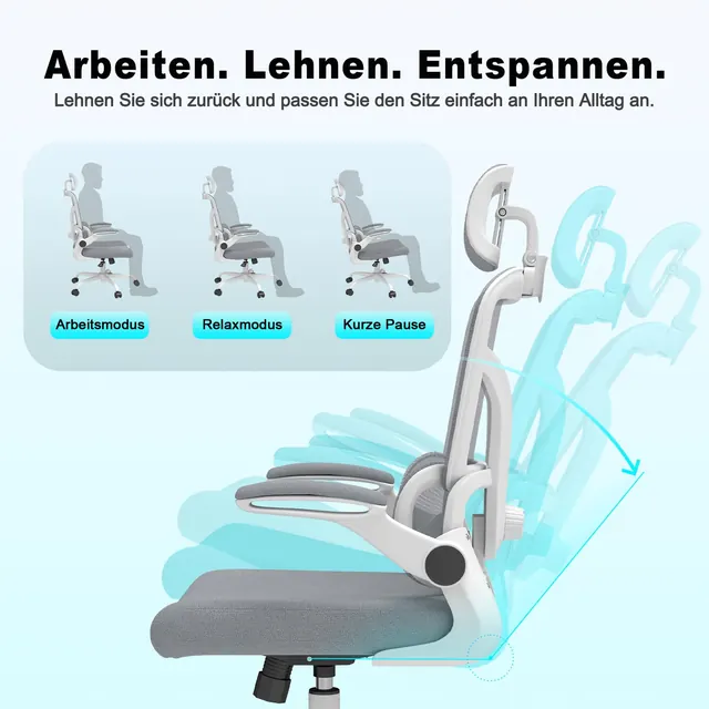 Ximstar R6, silla ergonómica, tapizada en Tela transpirable (mesh) — imagen 6 de 7