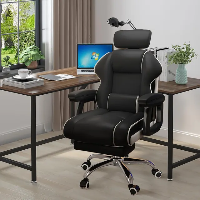 XUEGW Ejecutiva XL, silla de oficina ejecutiva, tapizada en Piel sintética (PU) — imagen 6 de 7
